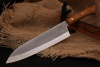 Нож серии east-west pro "Сантоку" 95х18, рукоять дуб.